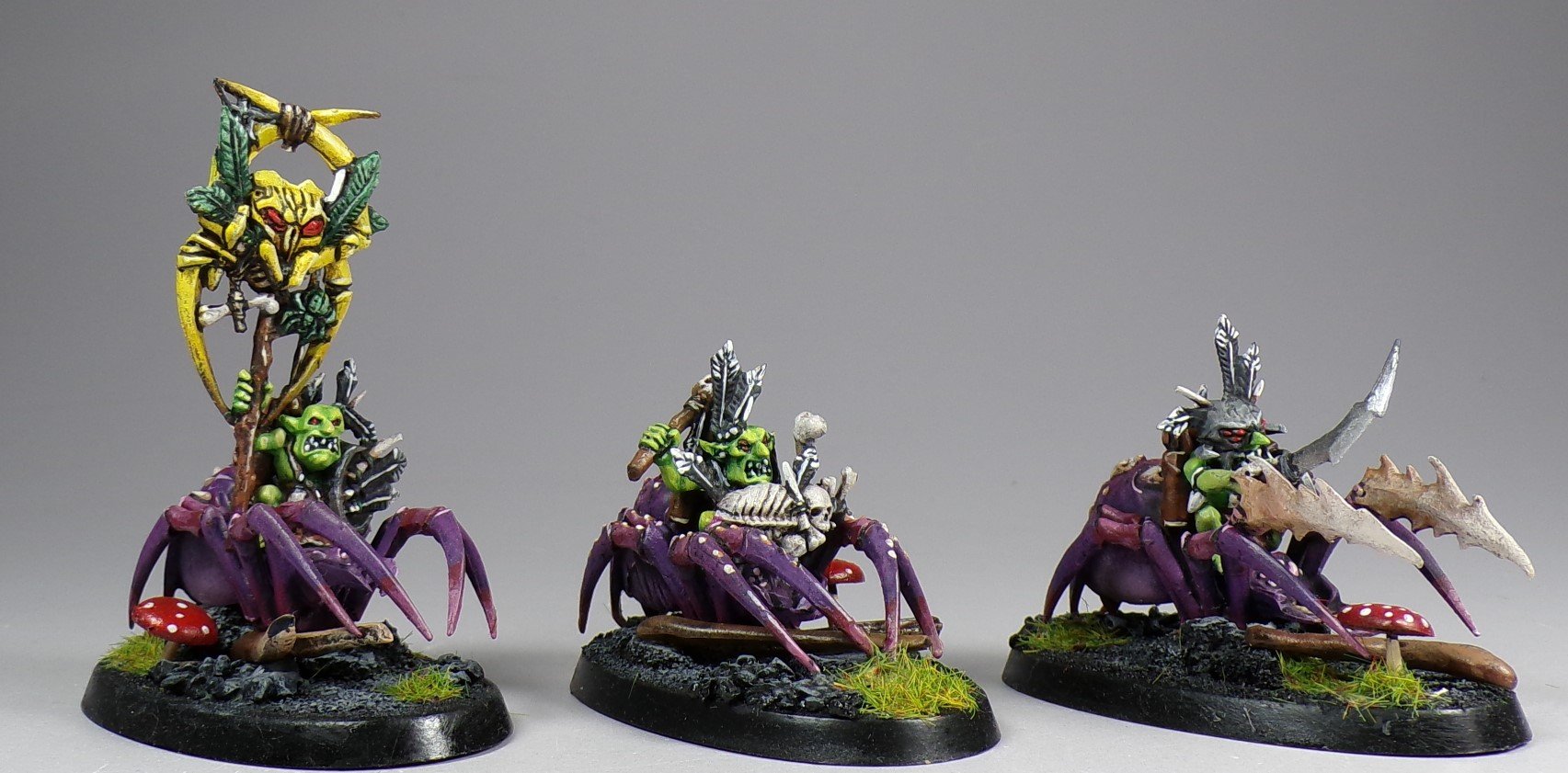 SPIDERS! Painting Forest Goblins and Arachnaroks — Paintedfigs